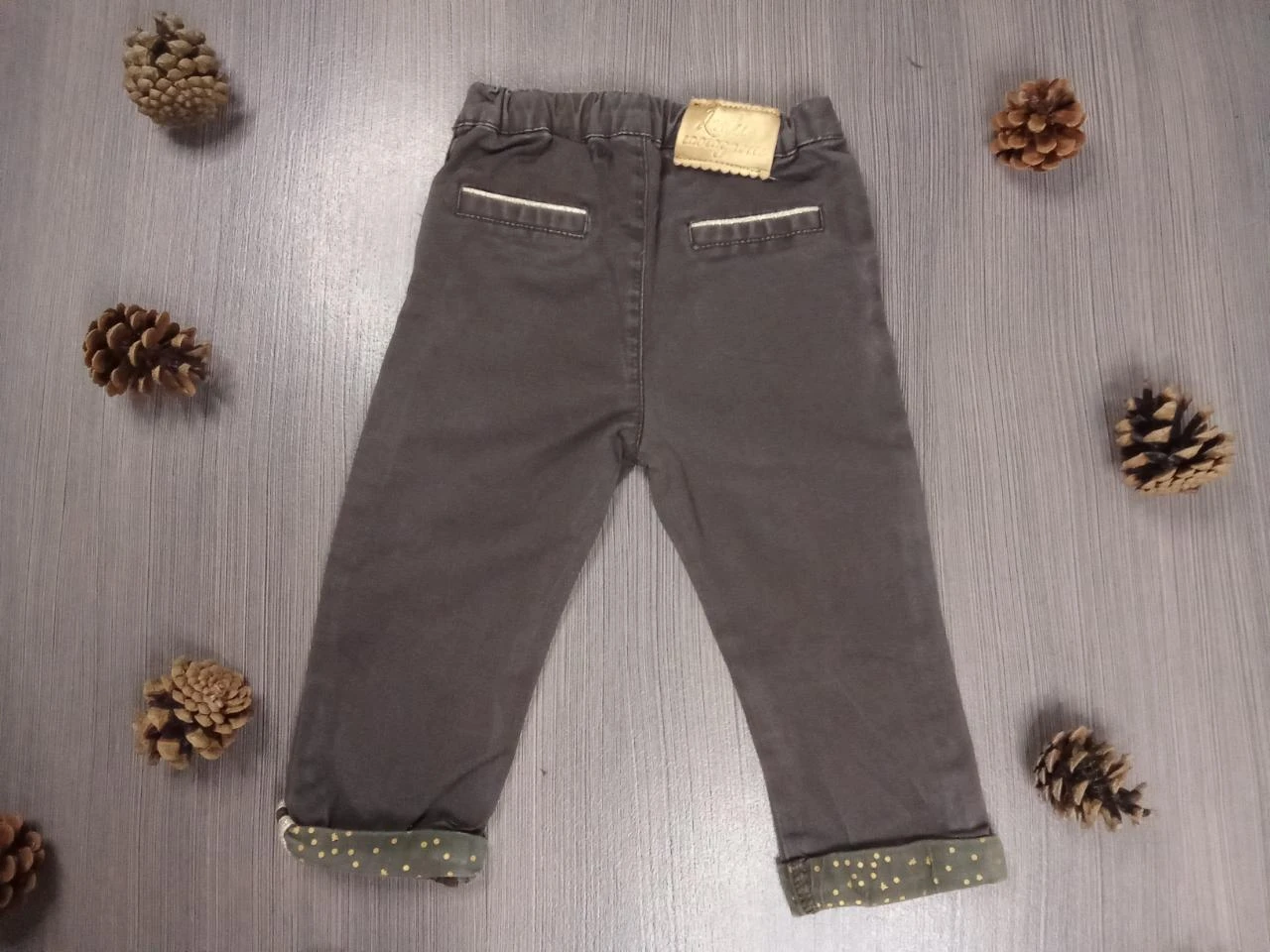 Bruine broek Lulu Castagnette 12 maanden – photo 2